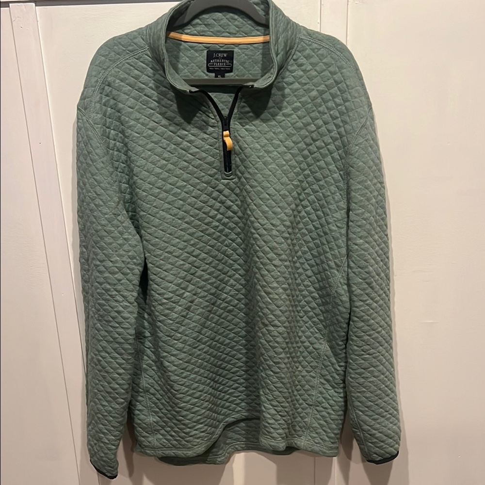 J crew Factory Quilted half-zip Quilted Pullover